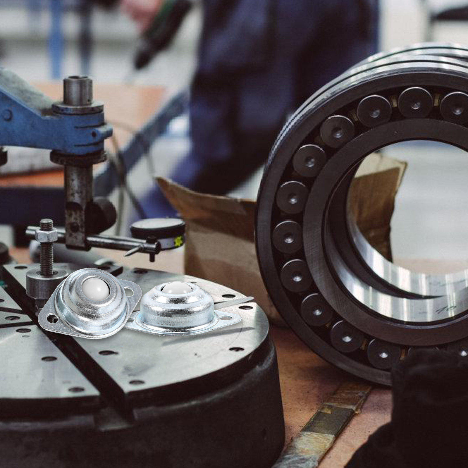 Caster Wheel - 12 roulettes universelles à roulement en