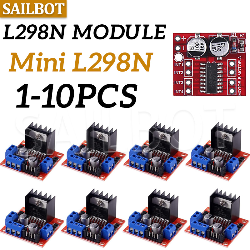 Motor Driver L298N - 1/5/10 pièces L298N pilote de moteur