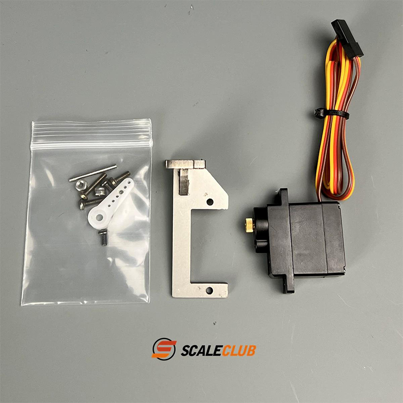 Servo Bracket - SCALECLUB 1/14 Tamiya boîte de vitesses