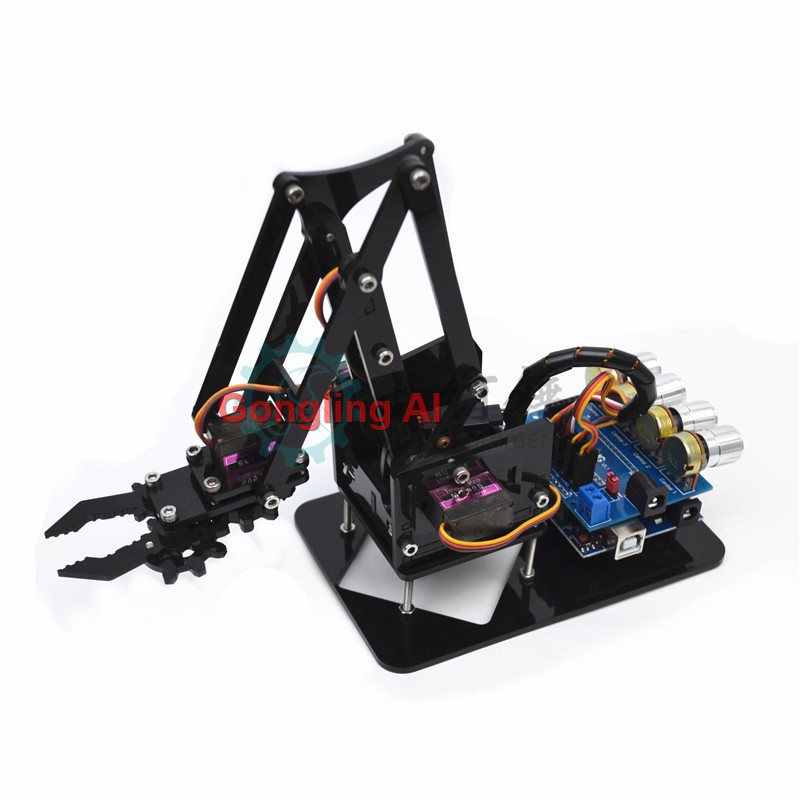 Robot Arm Kit - Bras robotique STEM 4 DOF, servo
