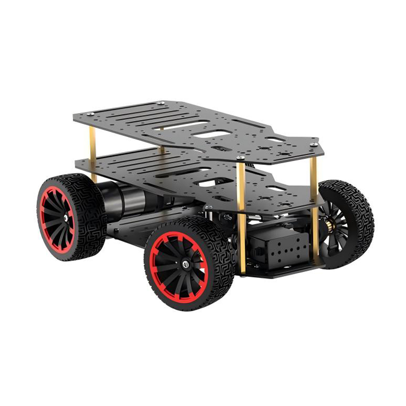Robot Car Kit - Voiture robot Ackerman en métal, châssis