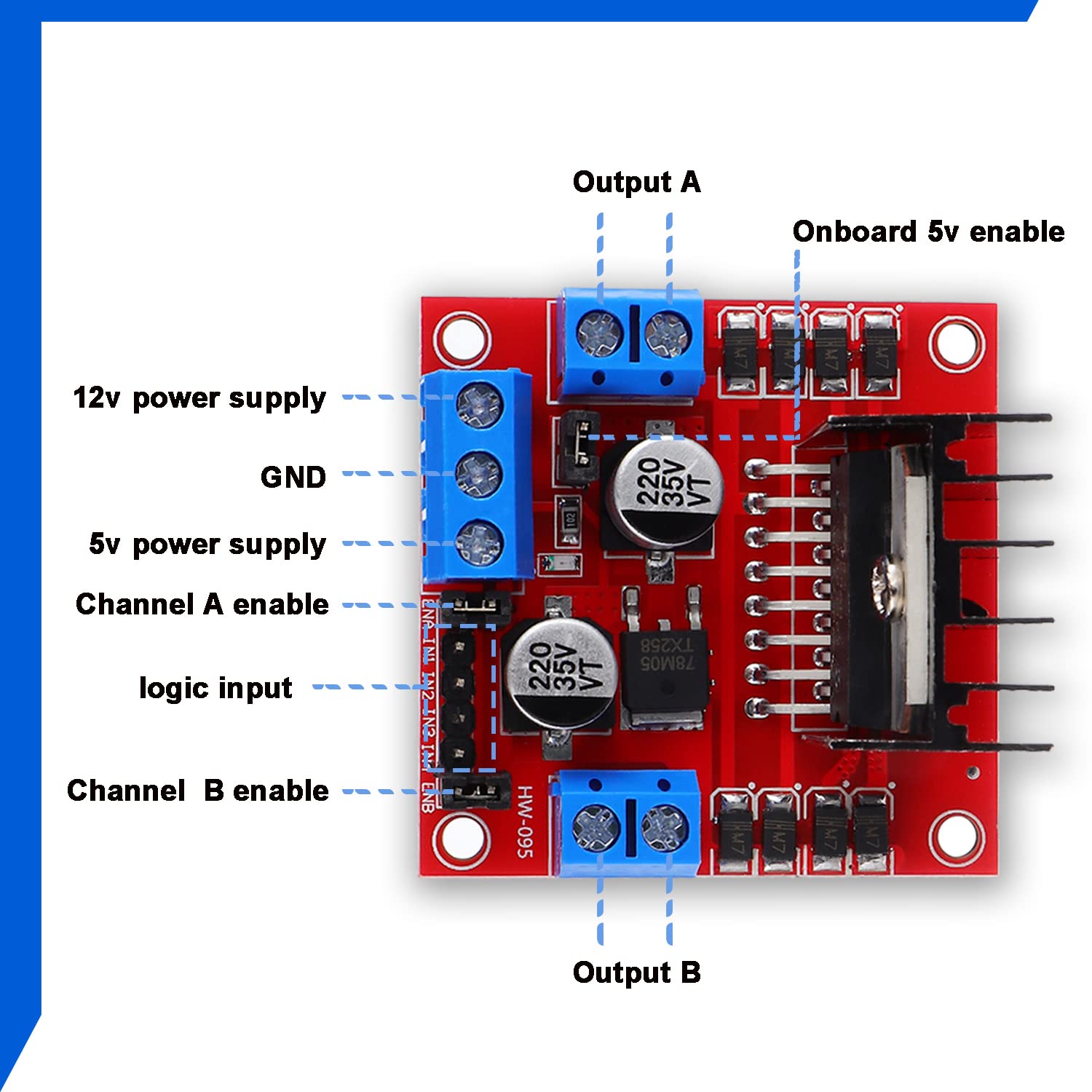Carte contrôleur d'entraînemen - Motor Driver L298N avis et prix