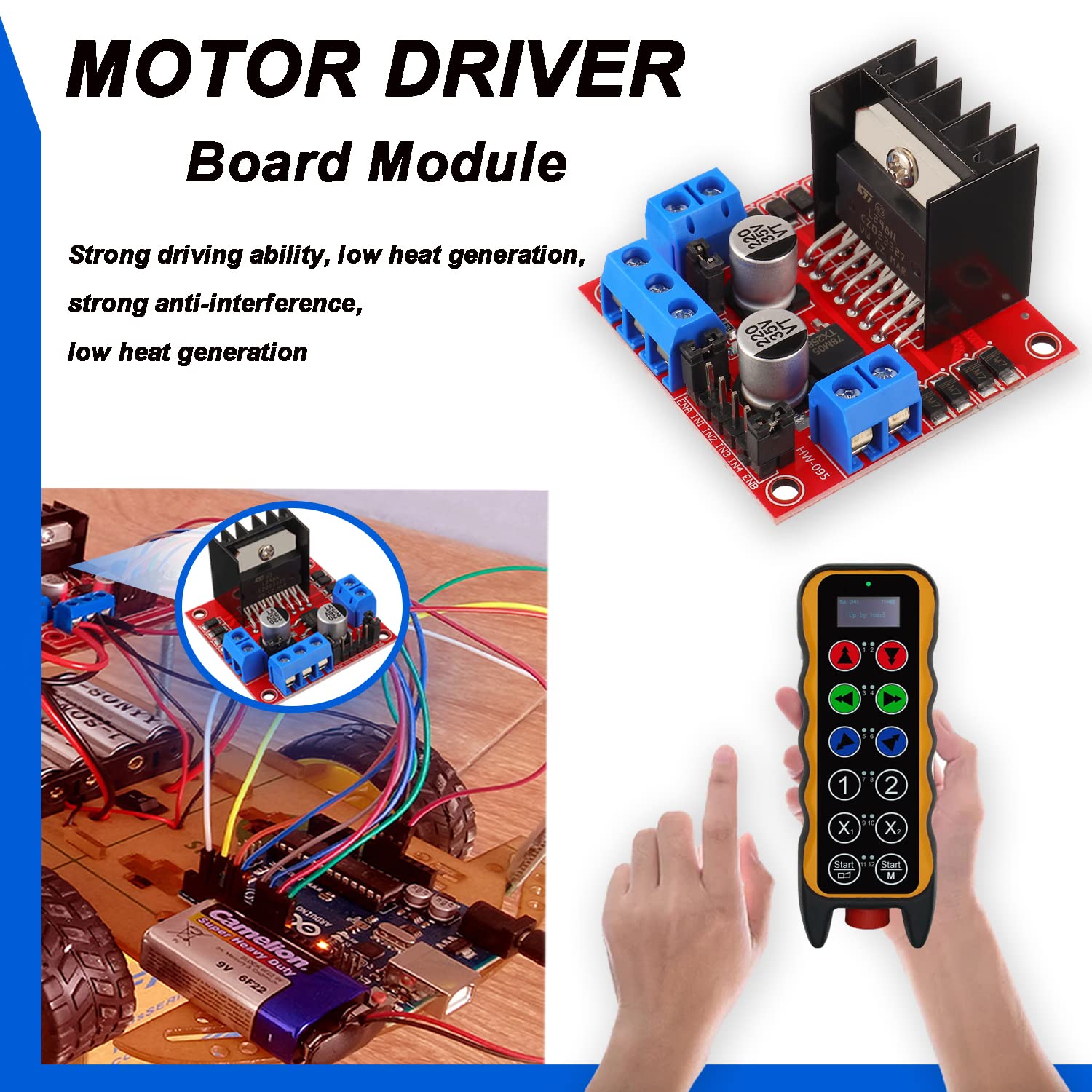 Carte contrôleur d'entraînemen - Motor Driver L298N avis et prix