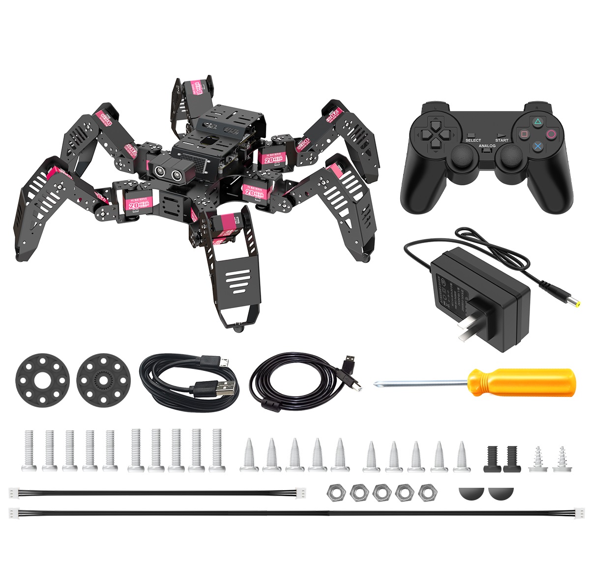 Hiwonder Spiderbot, robot arai - Robotics Kit avis et prix