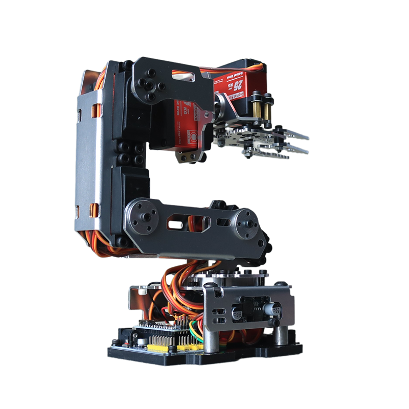 Bras robotique métallique à 6  - Robot Arm Kit avis et prix