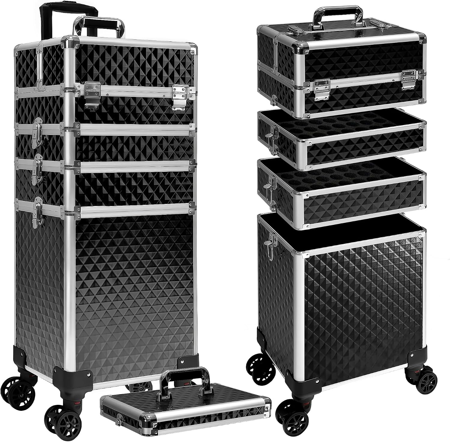 Valise de maquillage à roulett - Caster Wheel avis et prix