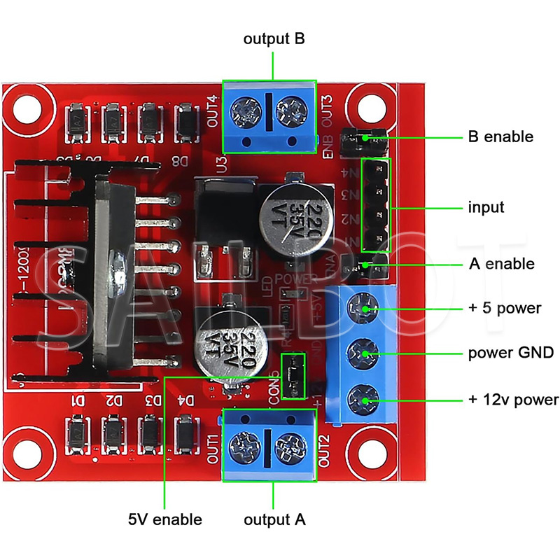 1/5/10 pièces L298N pilote de  - Motor Driver L298N avis et prix