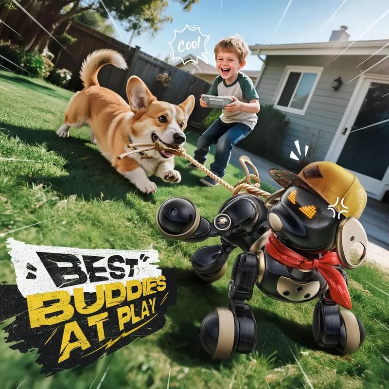 Jouet de chien robot télécomma - Robot Remote Control avis et prix