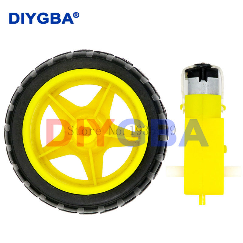 Moteur TT + roue 65mm, moteur  - Microbit Robot avis et prix