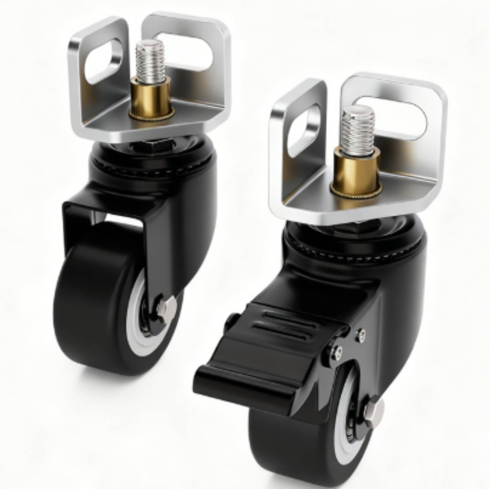 4 pièces de roulettes en acier - Caster Wheel avis et prix