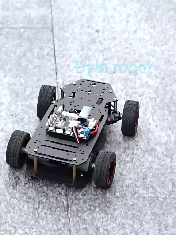 Voiture robot Ackerman en méta - Robot Car Kit avis et prix