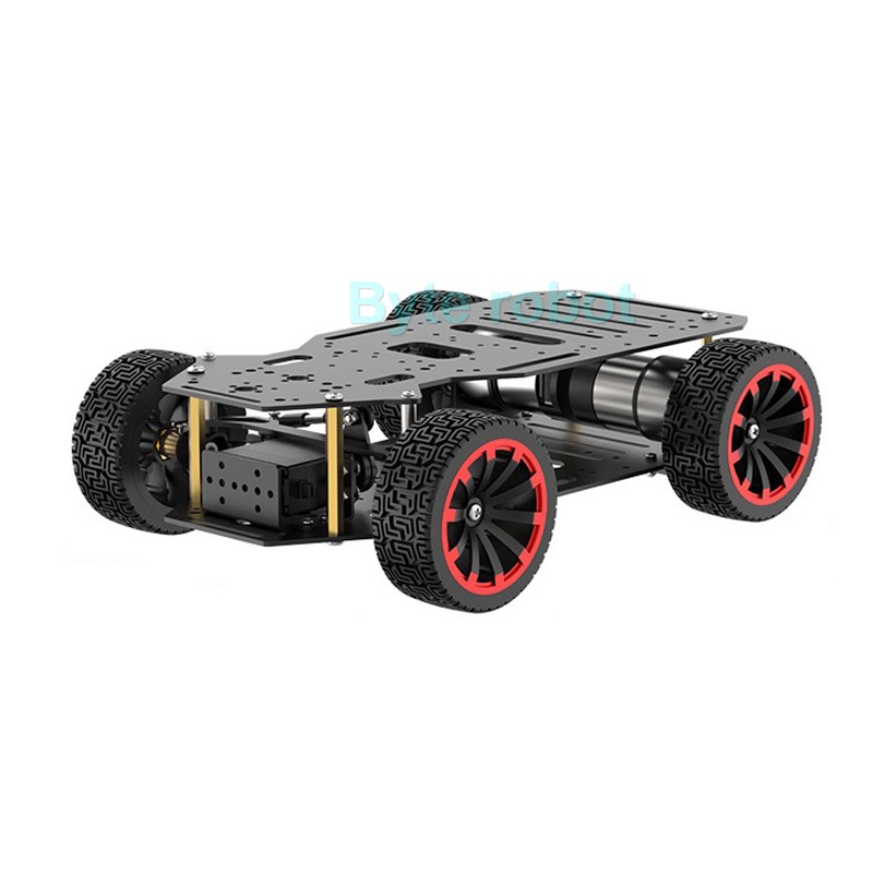 Voiture robot Ackerman en méta - Robot Car Kit avis et prix