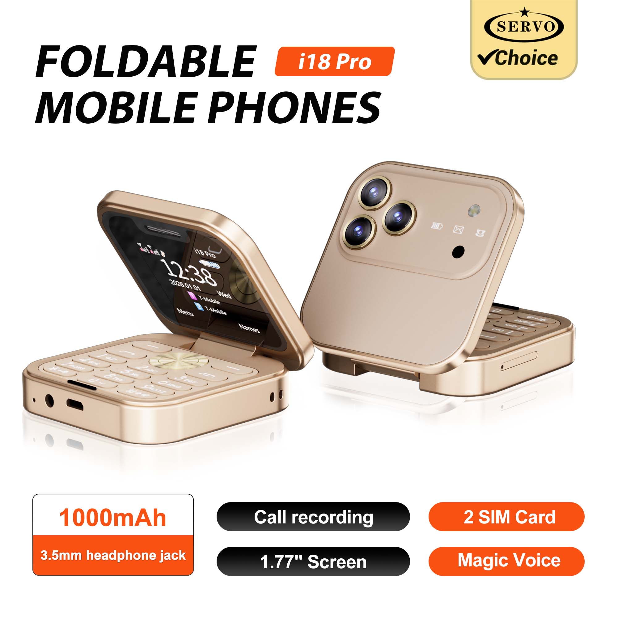 SERVO I18PRO Mini téléphone à  - Servo Pan Tilt avis et prix