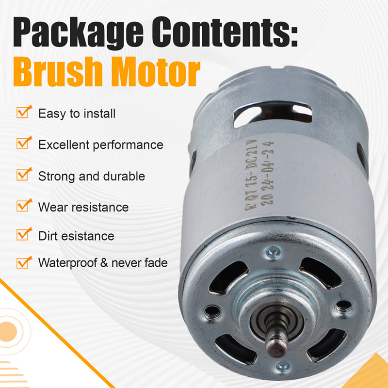 Moteur à brosse miniature 775  - Dc Motor avis et prix